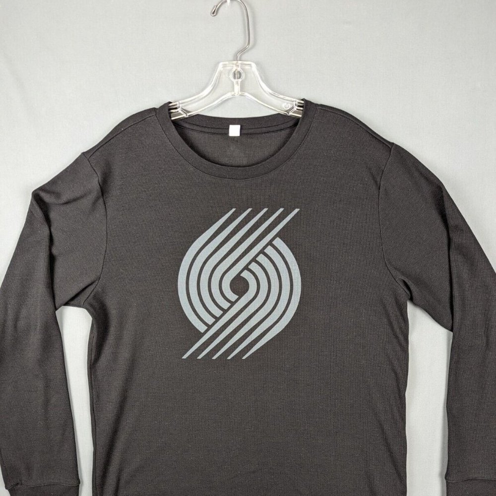 Portland Trail Blazers Thermal Men Extra Large Shirt Outdoor Active Adidas Tee
